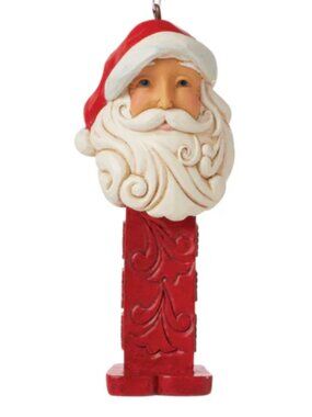 PEZ Santa PEZ Stone Resin Ornament JIm Shore Retired
